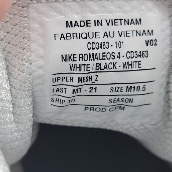 NEW Nike Romaleos 4 White Weightlifting Powerlifting Crossfit Shoes SAMPLE main image 10